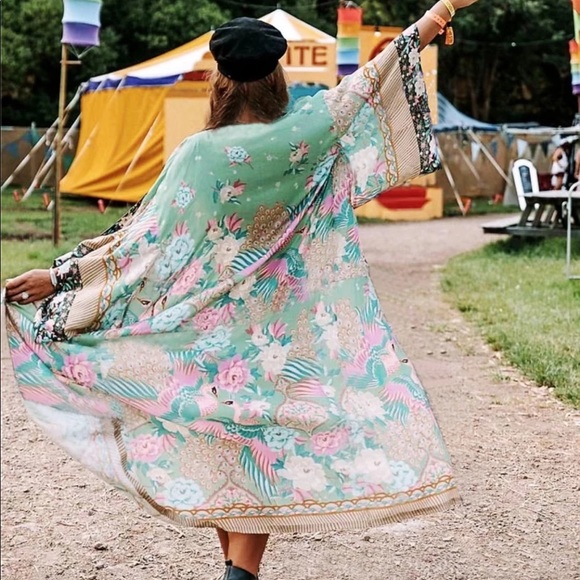 Other - The Jade Floral Kimono Duster